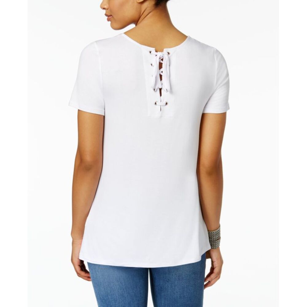 G.h. Bass Co. Lace Up Back T-Shirt